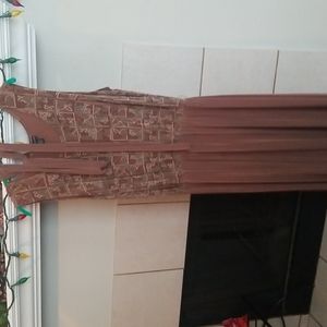 Sleeveless long dress with belt by Citiknits